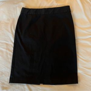 Gap stretch black pencil skirt size 6
